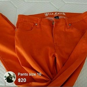 Orange pants